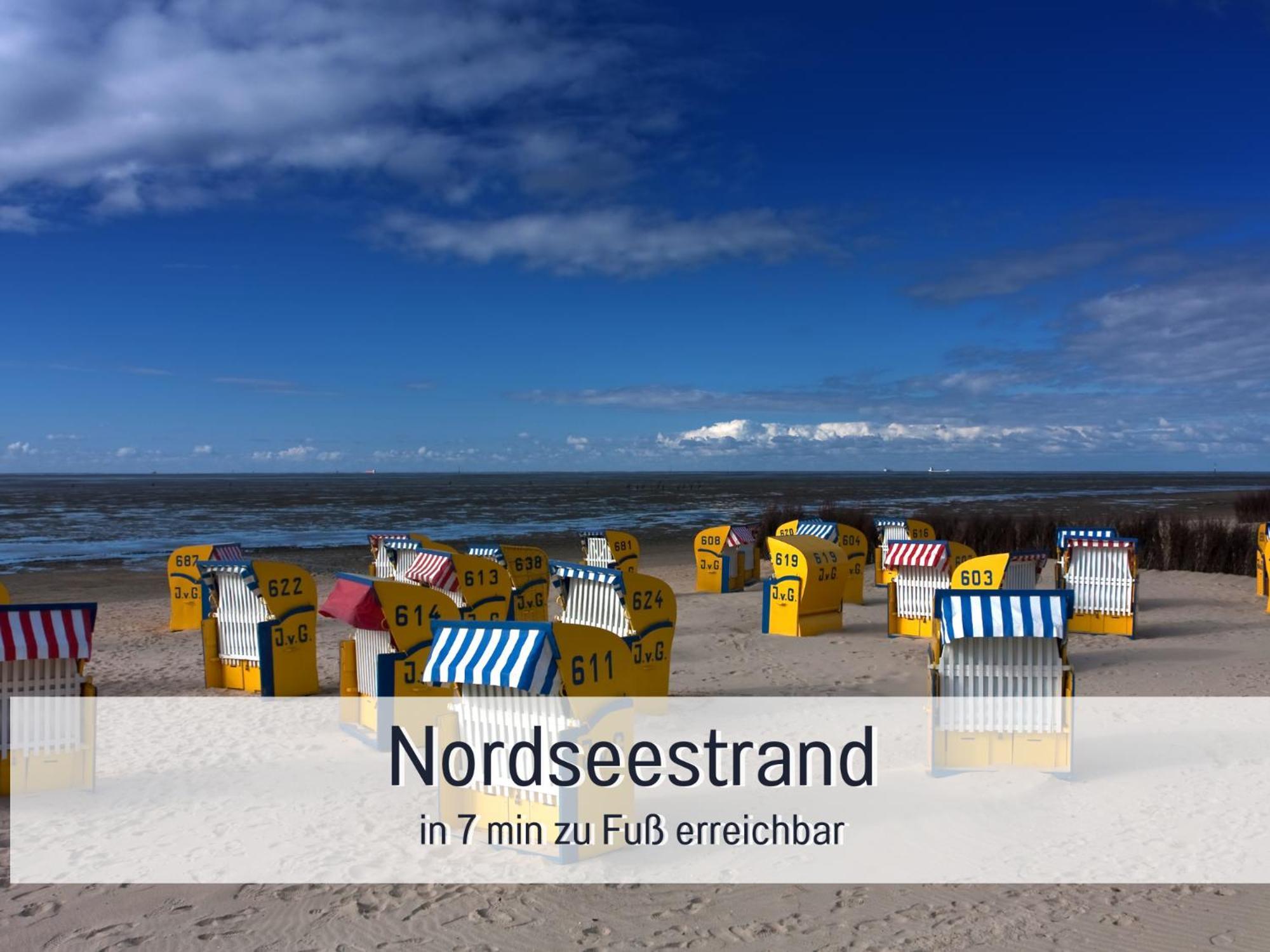 Strandloft Cuxhaven Im Haus Frauenpreiss Sahlenburg - Strandnah - 2 Hunde Willkommen -Schwimmbad - Sauna - Direkt Am Wald - Dachterrasse Mit Blick Nach Neuwerk Exterior photo